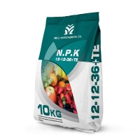 کود کامل پتاس بالا NPK – 12-12-36 + TE پودری 10 کیلویی